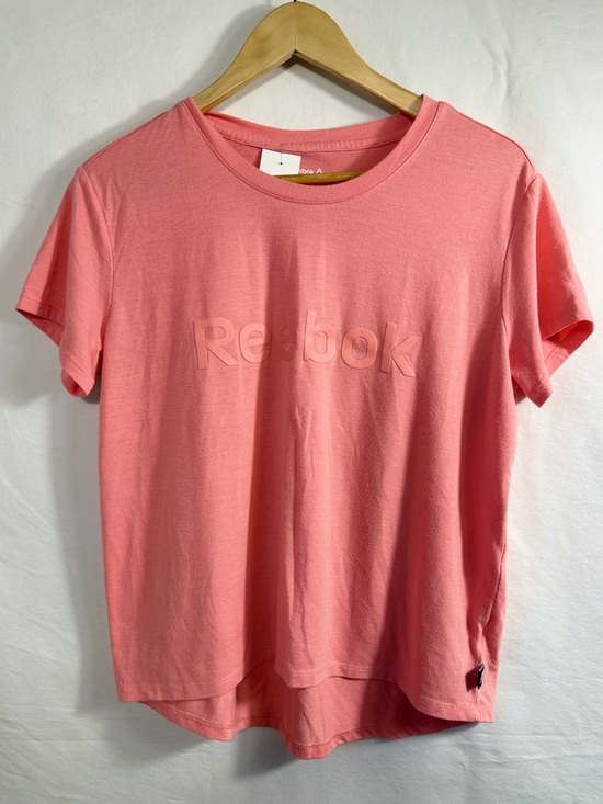 Reebok Tops - Reebok Coral Pink Logo Tee - Women's M